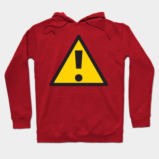 Danger Sign Emoticon Hoodie by AnotherOne